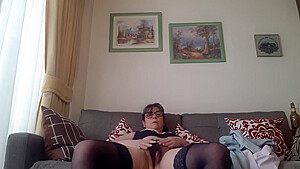 Step mommy Surprise In Webcam Video Call