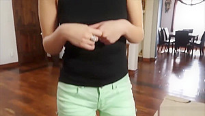 Stepdaughter Is Horny So She Grabs Stepdads Huge Dick
