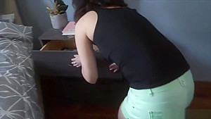 Stepdaughter Is Horny So She Grabs Stepdads Huge Dick