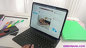 Stepnana Shows Stepgrandson Her New Job