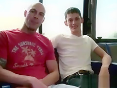 Straight guy gets sucked off by twink