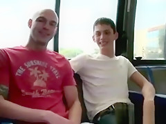 Straight guy gets sucked off by twink