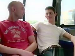 Straight guy gets sucked off by twink