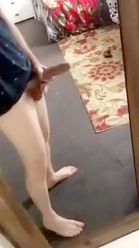 Stroking my big hard cock