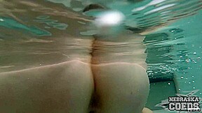 Stunning Margarita Underwater Jacuzzi Masturbating