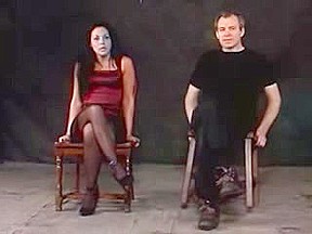 Submissive brunette enjoys a wicked BDSM session