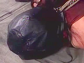 Submissive brunette enjoys a wicked BDSM session