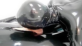 Suprise latex fuck