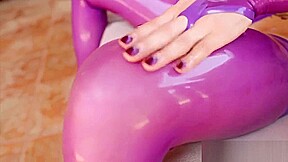 Susan wayland latex leotards shiny