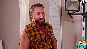 TRAILERTRASHBOYS Step daddy Greg Dixxon Raw Fucked By Bruce Jones