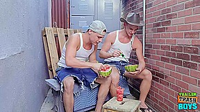 TRAILERTRASHBOYS Twinks Jack Waters And Asher Day Bareback