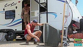 TRAILERTRASHBOYS Wesley Woods Banged Outdoors By Jack Dixon