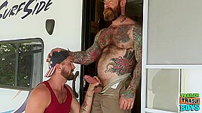 TRAILERTRASHBOYS Wesley Woods Banged Outdoors By Jack Dixon