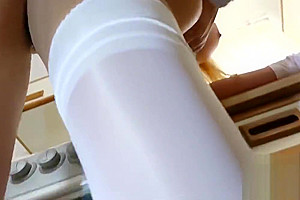 TaniaQ takes the chefs cock