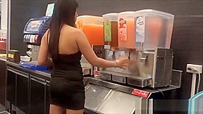Tattooed Asian Girl Blowing Big Dick