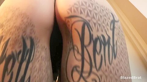 Tattooed Babe Smotherbox Facesitting