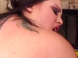 The Guy Drills The Bbws Tight Pussy While She Squeezes Her Big Tits