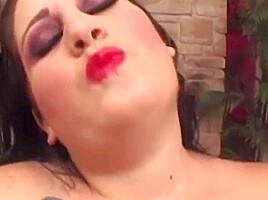 The Guy Drills The Bbws Tight Pussy While She Squeezes Her Big Tits