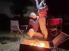 Therykers - Using My Pussy In A Public Park Next The Fire In The Open! With Rough Sex