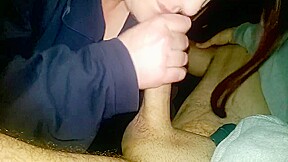 Throbbing cock oral cumshot