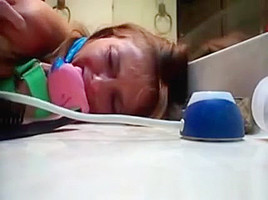 Tied Up Teeny Gf Punished And Jizzed!