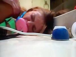 Tied Up Teeny Gf Punished And Jizzed!