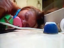 Tied Up Teeny Gf Punished And Jizzed!