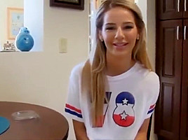 Tied up blonde roommates anal punished in dungeon