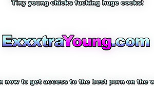 Tiny 18yo Alina West Humped A Huge Black Male Pole