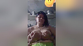 Today Exclusive- Cute Bangla Girl Play With Her Big Boobs