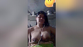 Today Exclusive- Cute Bangla Girl Play With Her Big Boobs