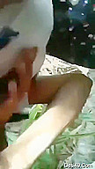 Today Exclusive- Lankan Chick Outdoor Blowjob