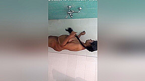 Today Exclusive-desi Wife Bathing