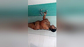Today Exclusive-desi Wife Bathing