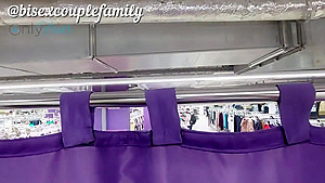 Today We Went To A Clothing Store And Tried On Something) 