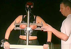 Tractable Female Endures Harsh Treatment In S&m Show