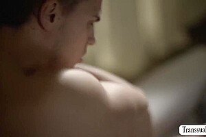 Trans Stepmommy Lets Stepson Bareback Her Wet Ass