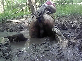 Trap Cosplay Maki Bride Messy Play In The Mud