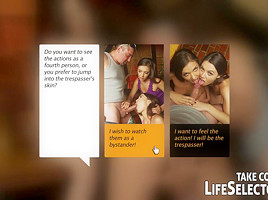 Trespasser being punished by hot young women