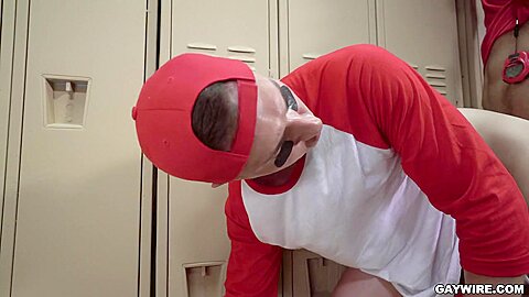 Tristan Gets Fucked In The Locker Room - GayWire
