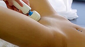 Two Lesbian Girlfriend Vibrating Dildo Masturbation