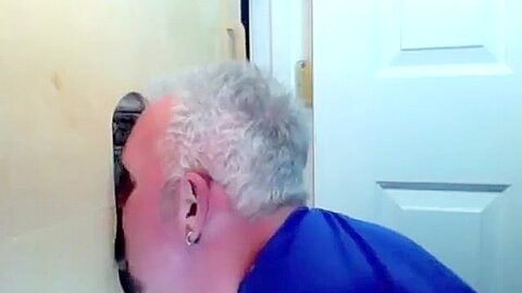 Two buddies drop by to a glory hole to be sucked by a mouth