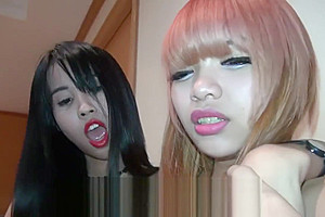 Two cute ladyboys