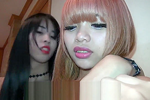 Two cute ladyboys