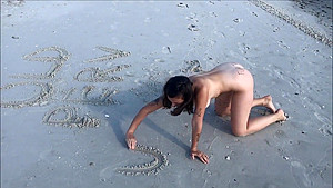 Ulf Larsen's name written on young female body