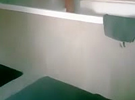 Unaware wife in shower