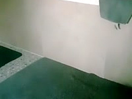 Unaware wife in shower
