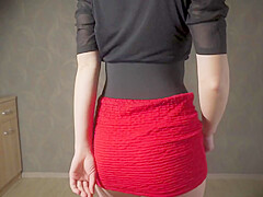 Under Skirt Dancing In Tight Short Dress