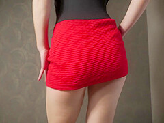Under Skirt Dancing In Tight Short Dress