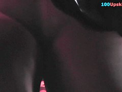 Upskirting pussy covered with pantyhose and panties